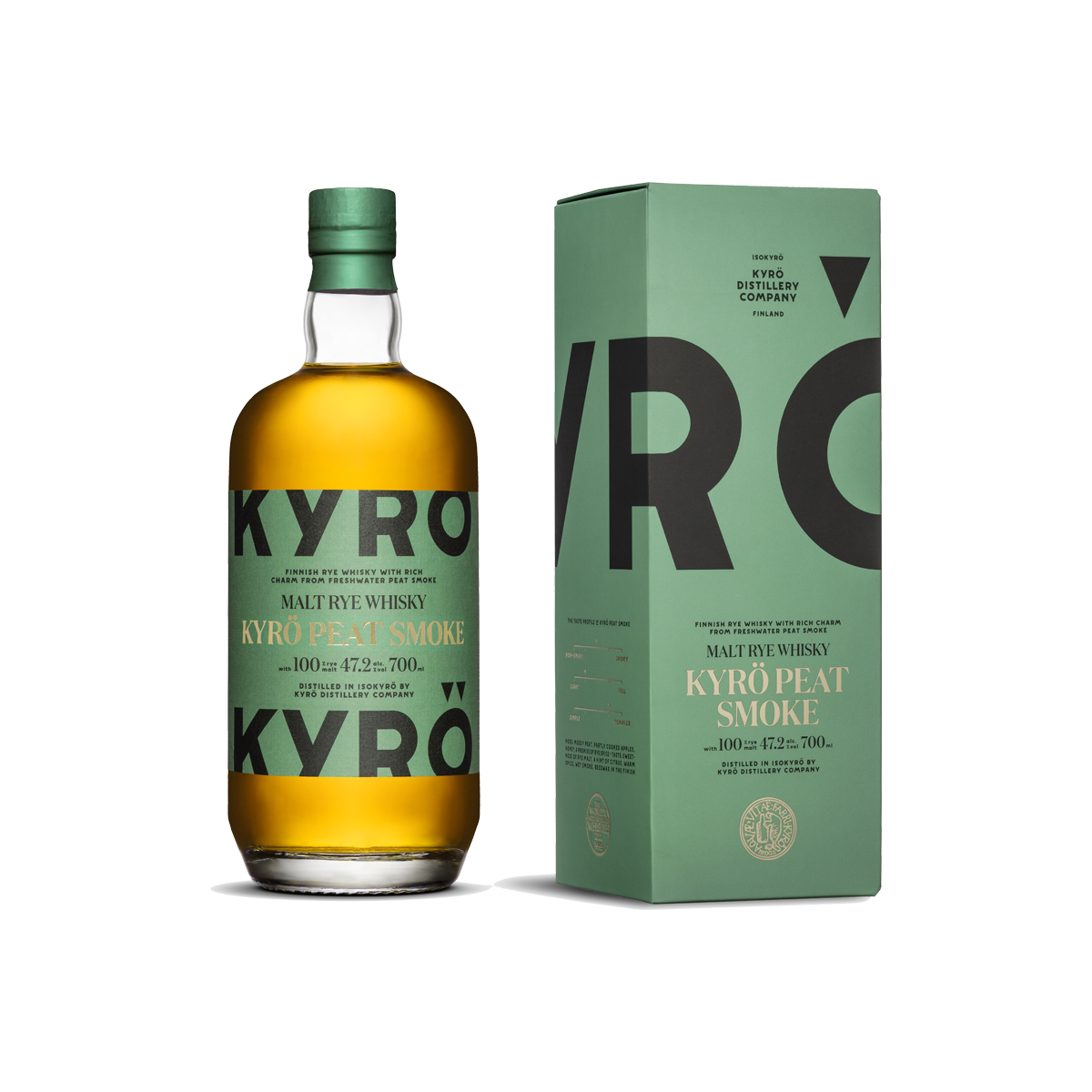 Kyrö Peat Smoke Rye Whisky 47,2 %