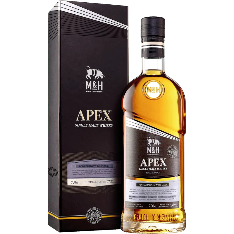 Milk & Honey Apex Pomegranate Wine Cask Single Malt Whisky 59,5 %