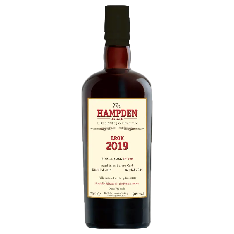 Hampden 2019 LROK Single Cask N°100 Rhum 60%