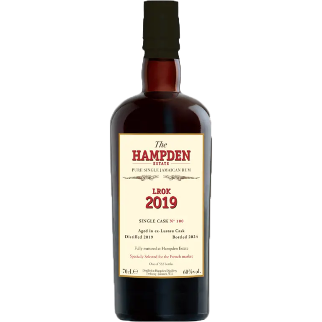 Hampden 2019 LROK Single Cask N°100 Rhum 60%