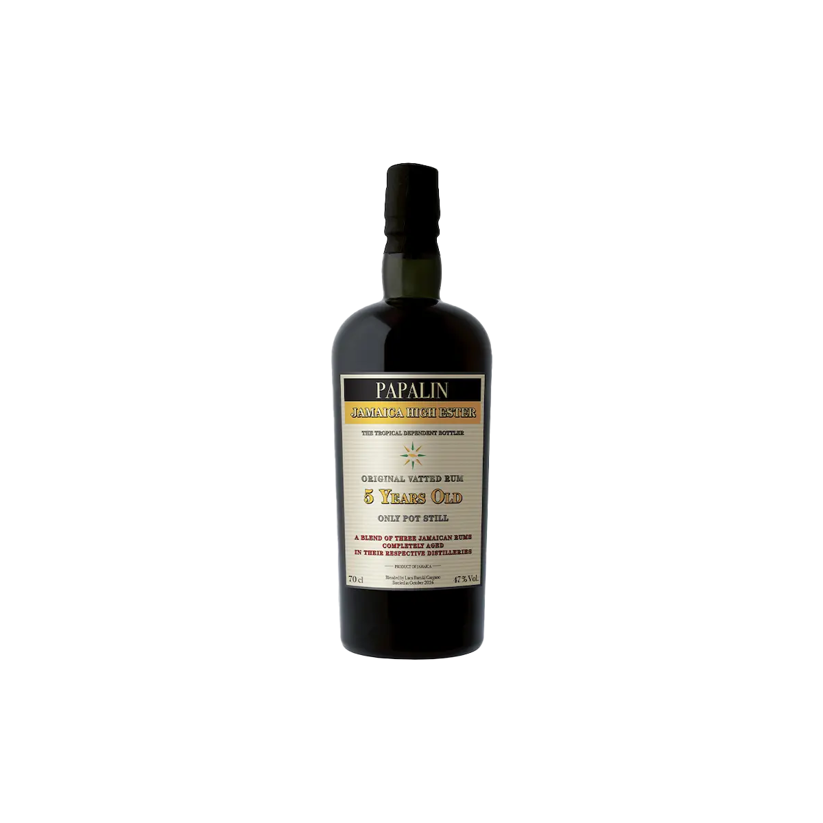 Papalin 5 ans Jamaica High Ester Rhum 47 %