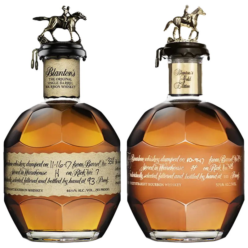 Pack Blanton's Gold et Original Whisky