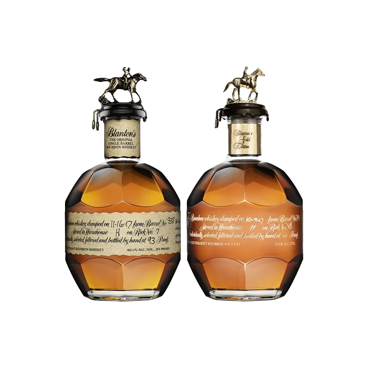 Pack Blanton's Gold et Original Whisky