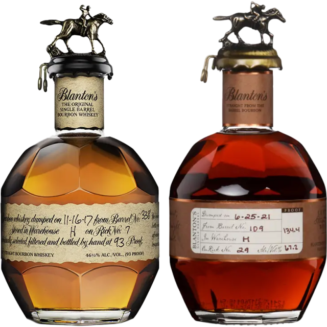 Pack Blanton's Straight from the Barrel et Original Whisky