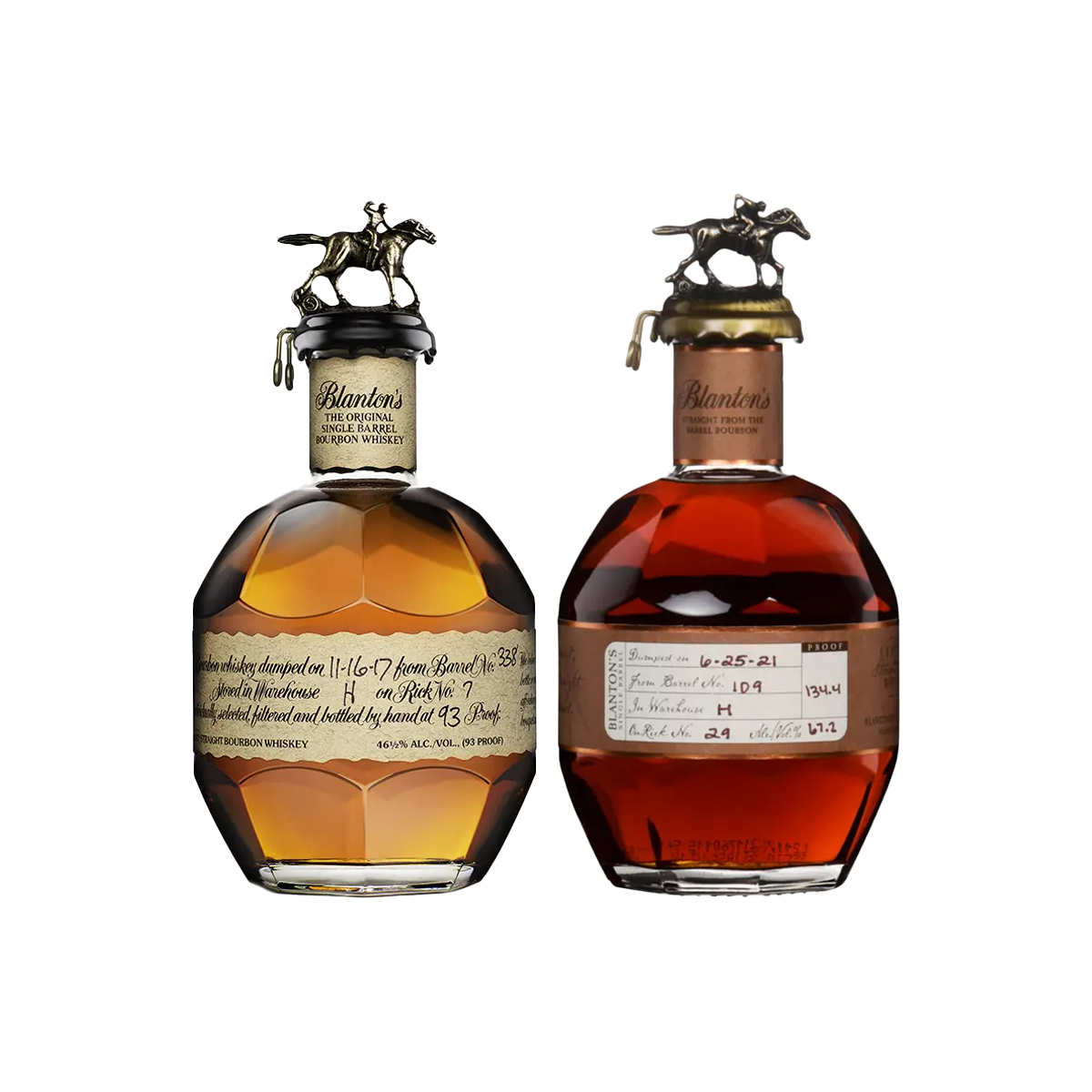 Pack Blanton's Straight from the Barrel et Original Whisky