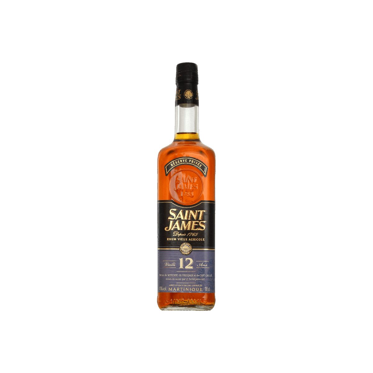 Saint James Vieux 12 ans Rhum 43 %