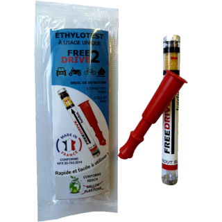 Éthylotest a usage unique 0,2 g/l (jeune conducteur)
