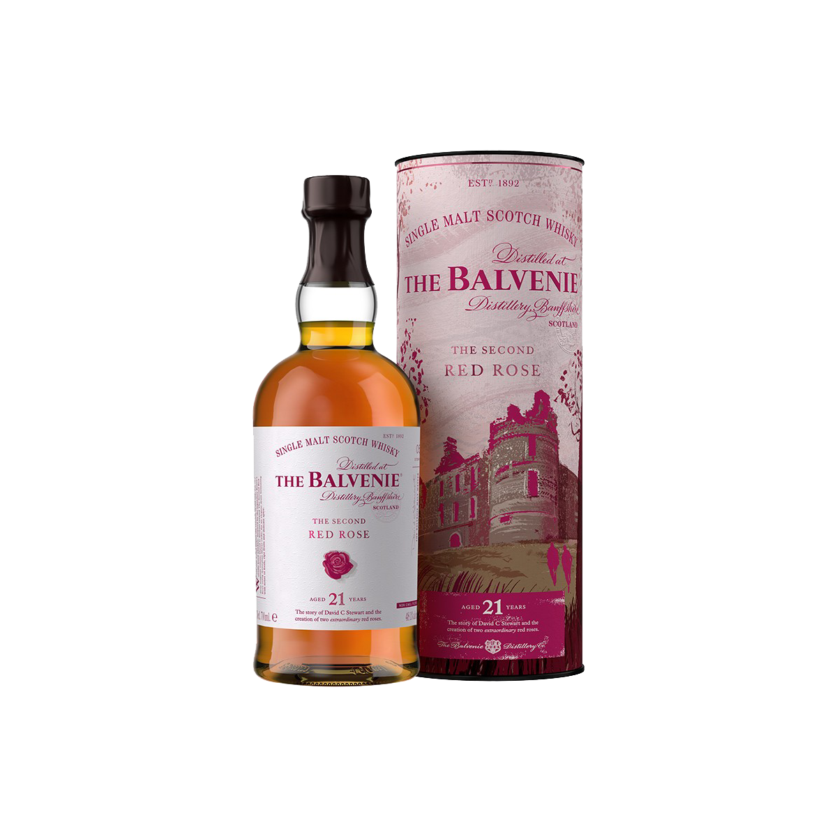Balvenie 21 ans The Second Red Rose Whisky 48,1 %