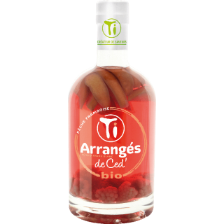 Les Rhums de Ced Ti arrangés Pêche Framboise Rhum 21 %