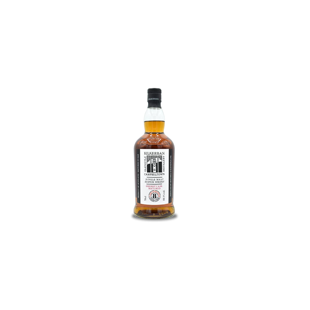 Kilkerran 8 ans Brut de Fût Sherry Cask Whisky 58,1 %