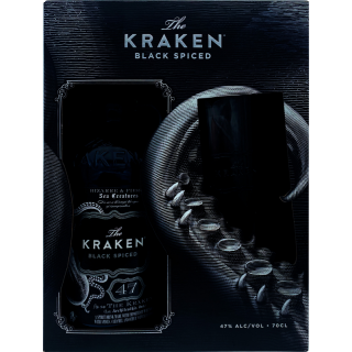 Kraken Black Spiced Coffret cadeau 1 verre Rhum