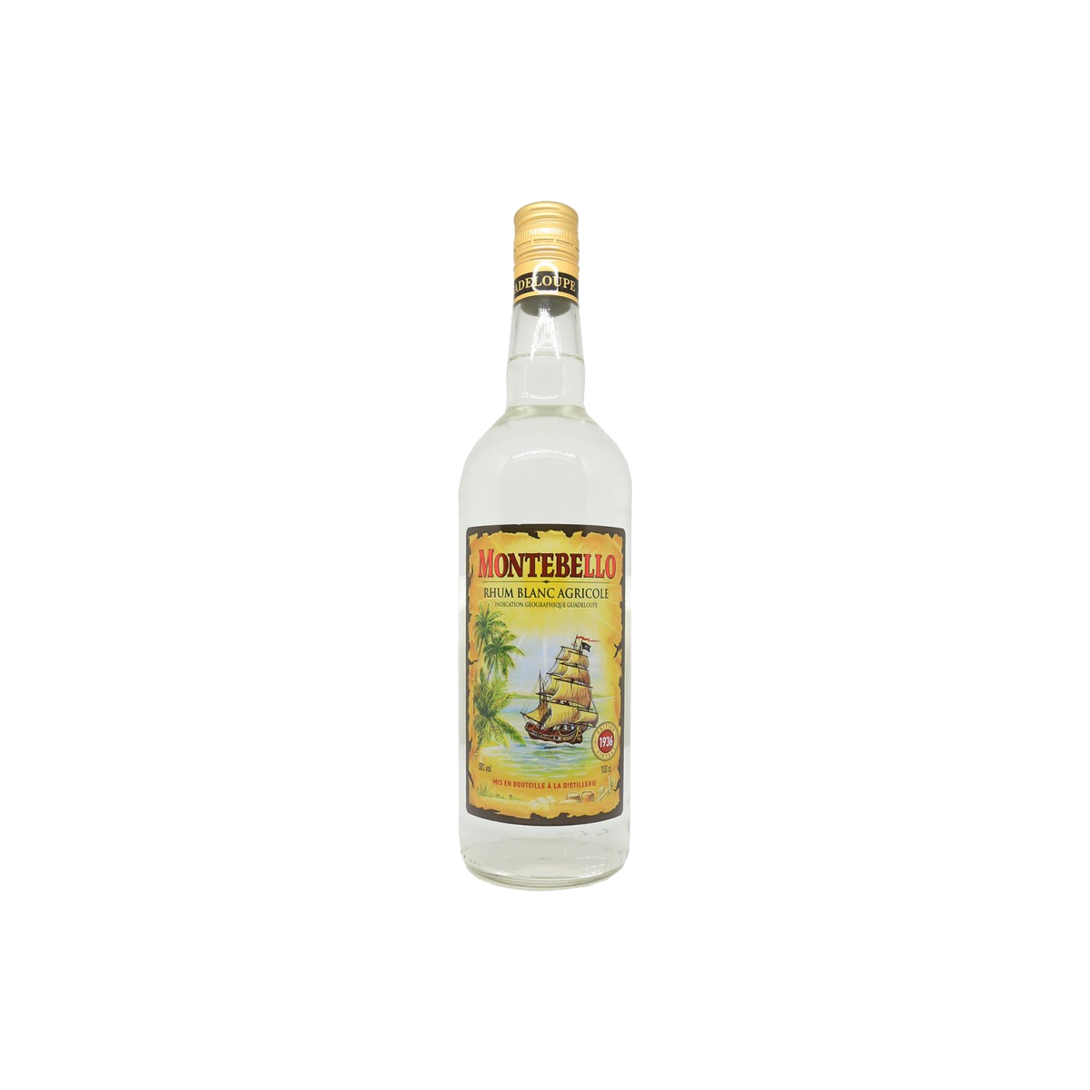 Montebello Rhum Blanc 1 L 50 %