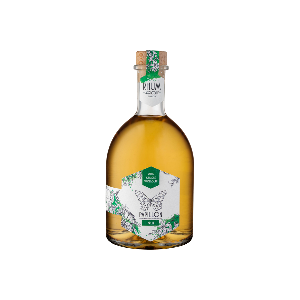 Papillon Rhum brun 45 %