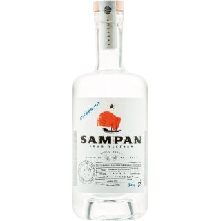 Sampan Rhum blanc overproof 54 %