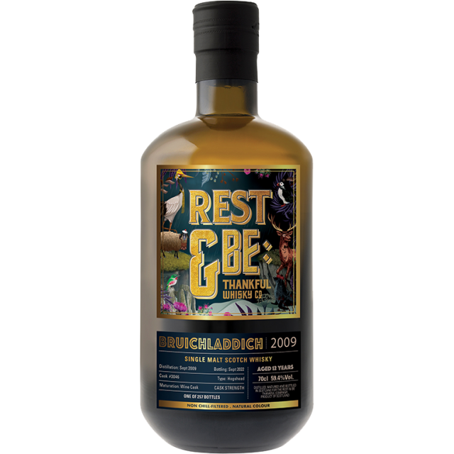 Rest & Be Thankful 12 ans 2009 Bruichladdich Wine Cask Whisky 59,4 %